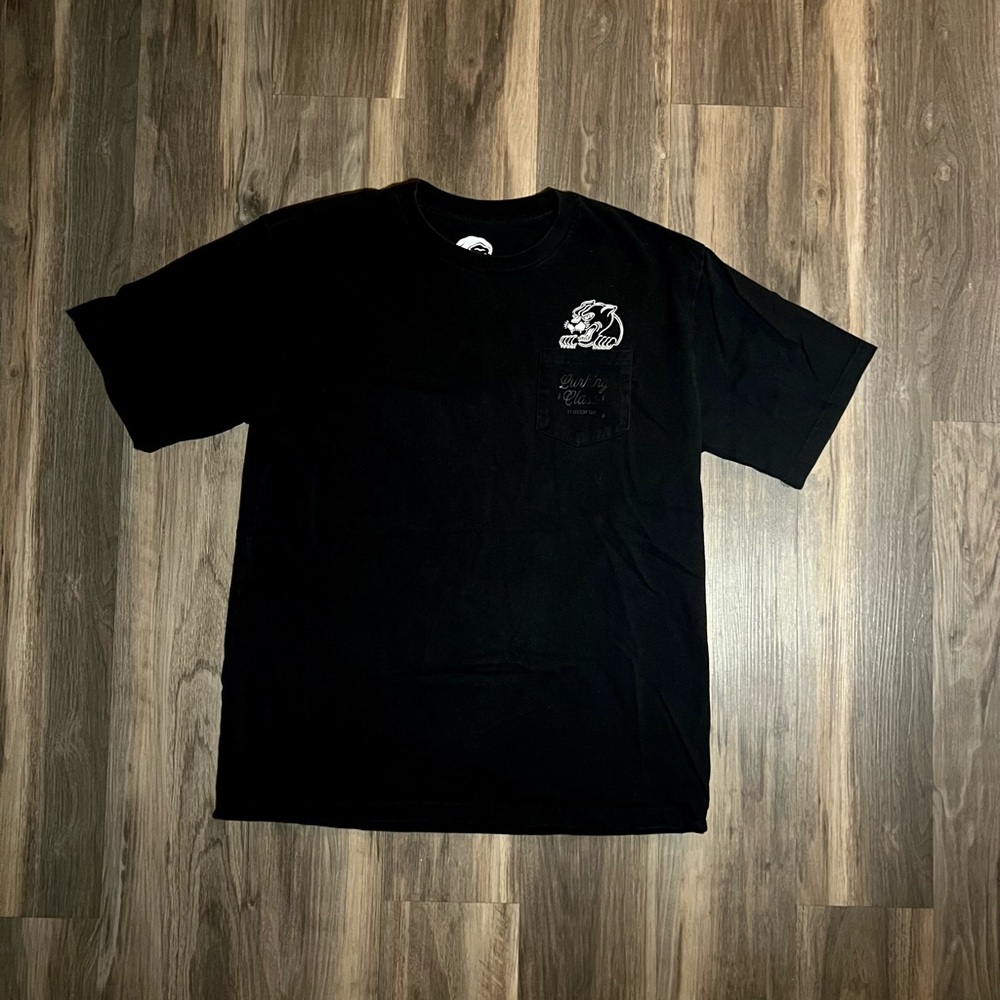 Lurking Class by Sketchy Tank Men's Black Panther Pocket T-Shirt Size Large